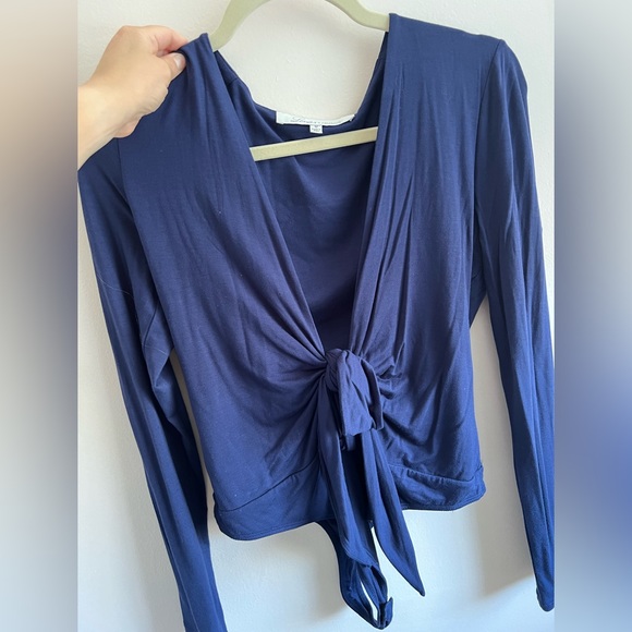 Lovers and Friends deep V tie front bodysuit - Picture 1 of 4